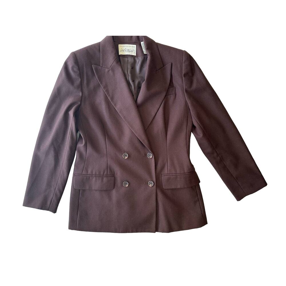 Lord & Taylor’s Brown Wool Blazer Size 8